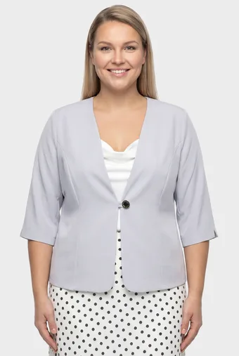 Svetlosivá blejzer