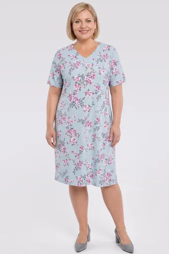 kópia z Prosta sukienka mozaika kropek