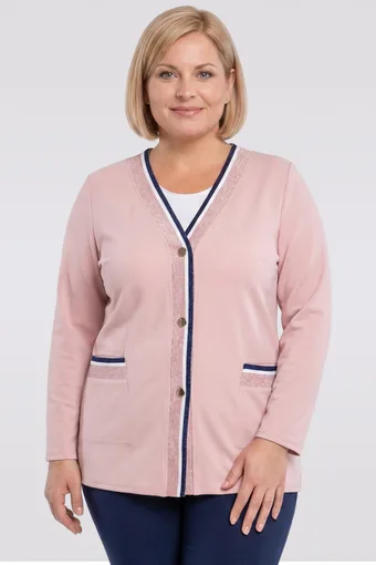 Čierny sveter so zlatými opasky