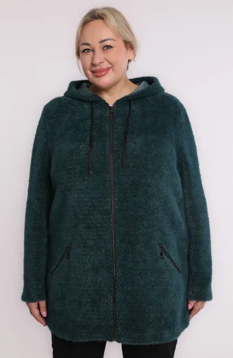 Námornícka modrá bunda so zlatým zapínaním