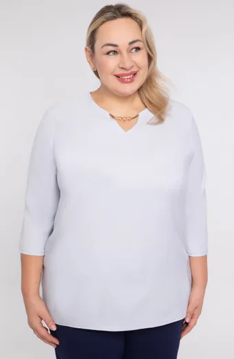Čierna ľanová blúzka