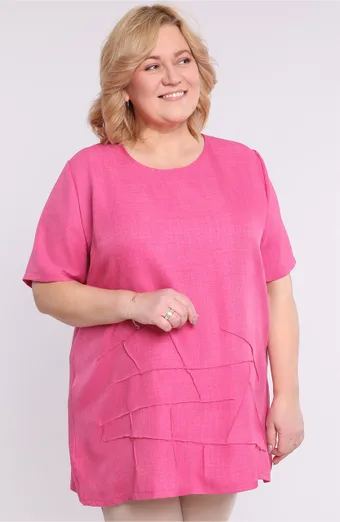 Béžová a čierna tunika