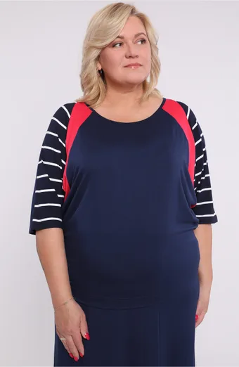 Béžová blúzka so zvieracím vzorom