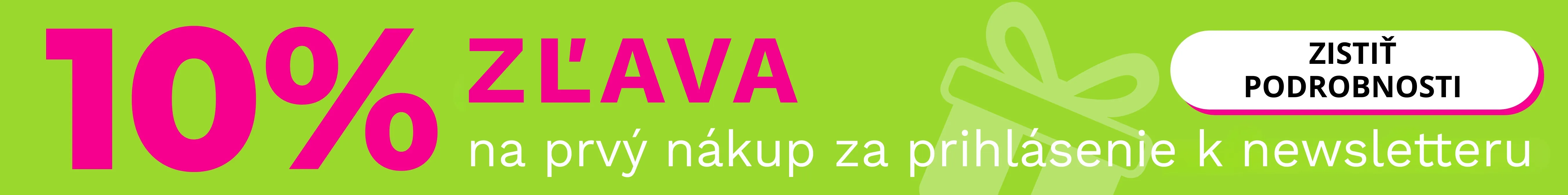 10% zľava na váš prvý nákup